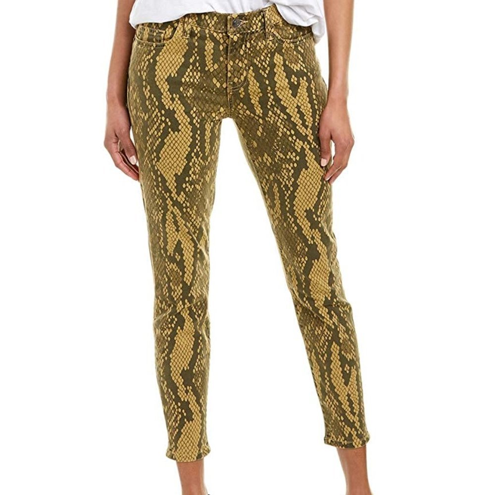 Current Elliott The Stiletto Jeans Large  Burmese Python